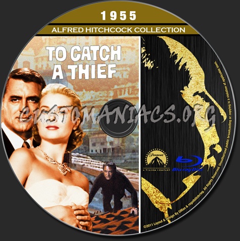 Alfred Hitchcock Collection - To Catch A Thief blu-ray label