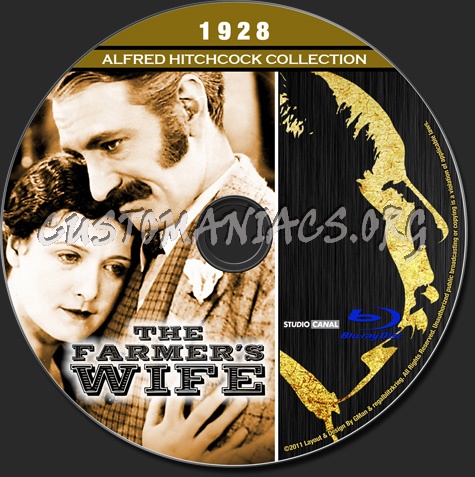 Alfred Hitchcock Collection - The Farmer's Wife blu-ray label