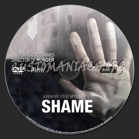 Shame dvd label