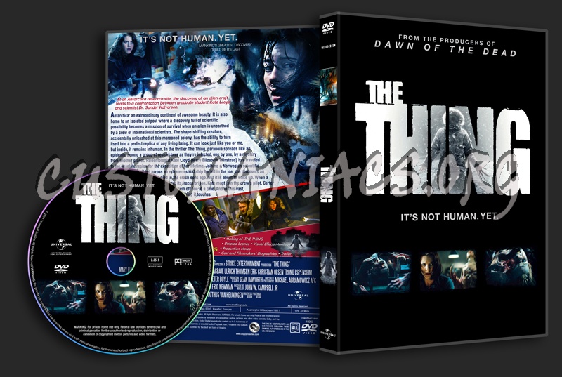 The Thing dvd cover