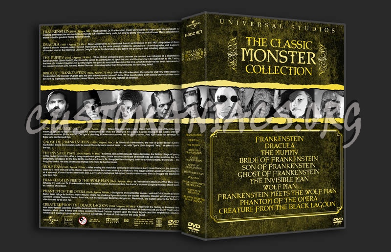 The Classic Monster Collection dvd cover