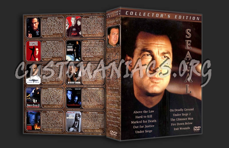 Steven Seagal Collection dvd cover