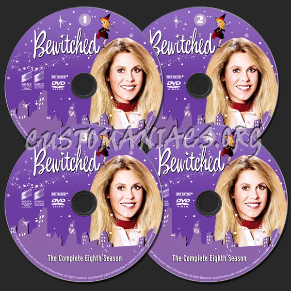 Bewitched - Season 8 dvd label