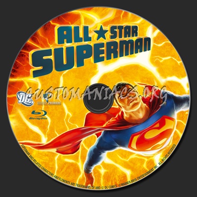 All-Star Superman blu-ray label