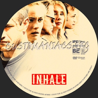 Inhale dvd label