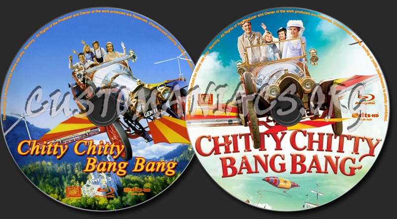 Chitty Chitty Bang Bang blu-ray label