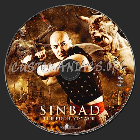 Sinbad: The Fifth Voyage dvd label