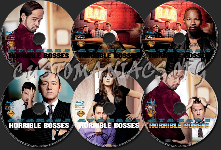 Horrible Bosses blu-ray label