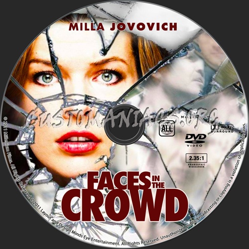 Faces in the Crowd dvd label