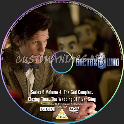 Doctor Who Series 6 Volume 4 dvd label