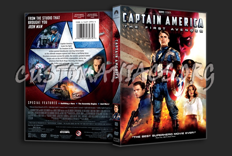 Captain America: The First Avenger dvd cover