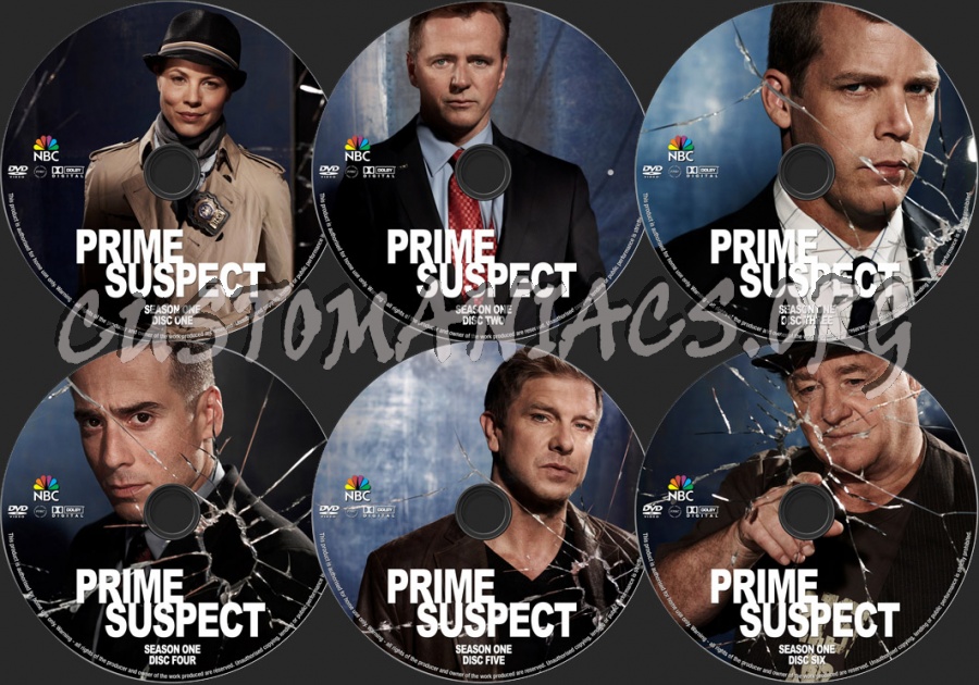 Prime Suspect Season 1 dvd label