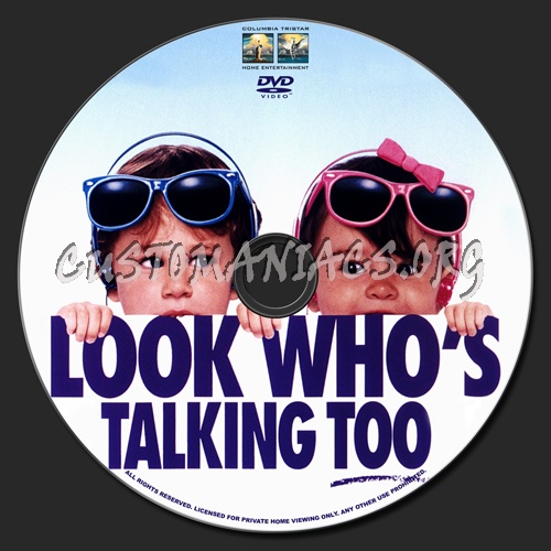 Look Who's Talking Too dvd label