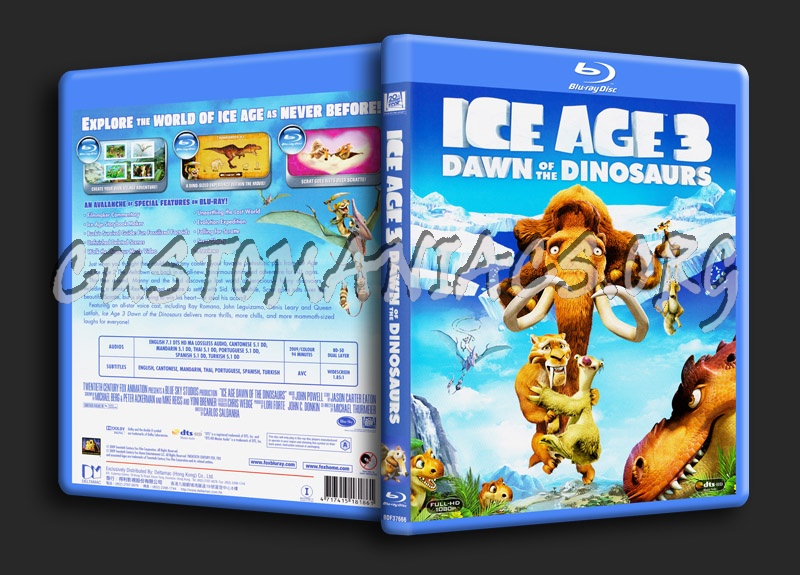 Ice Age 3 blu-ray cover