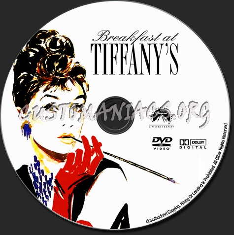 Breakfast At Tiffany's dvd label