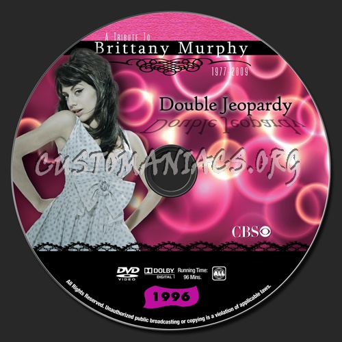 Brittany Murphy - Double Jeopardy dvd label