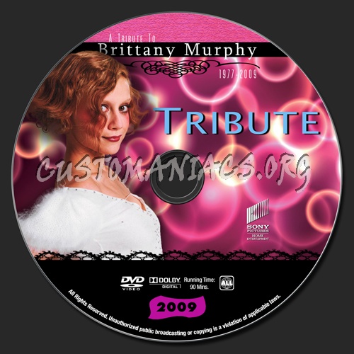 Brittany Murphy - Tribute dvd label