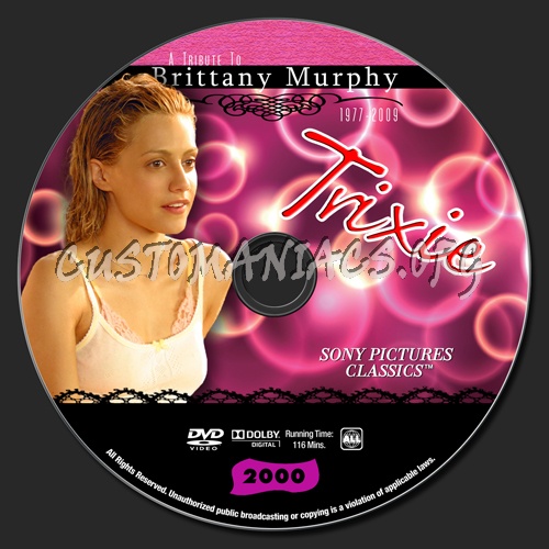 Brittany Murphy - Trixie dvd label