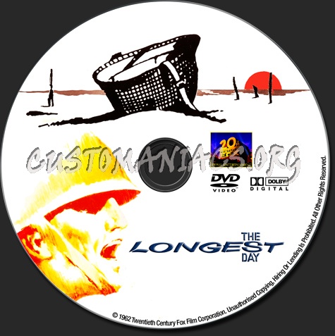 The Longest Day dvd label