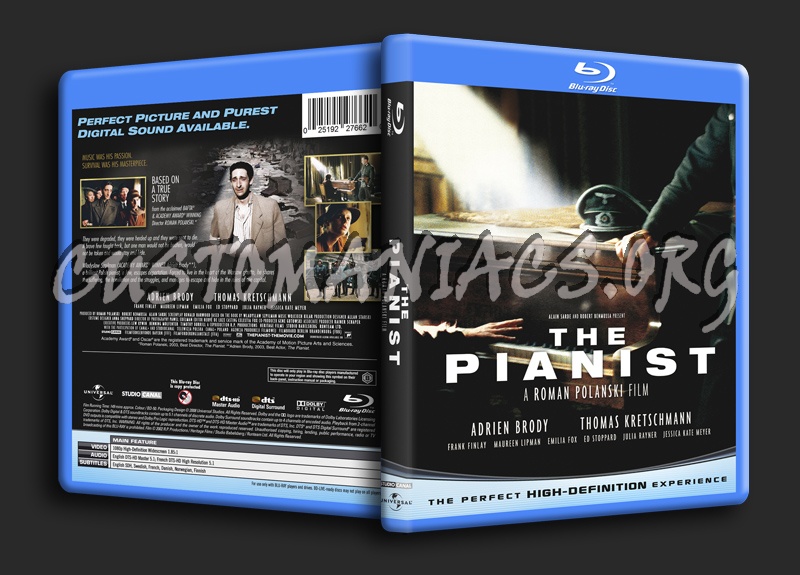 The Pianist blu-ray cover