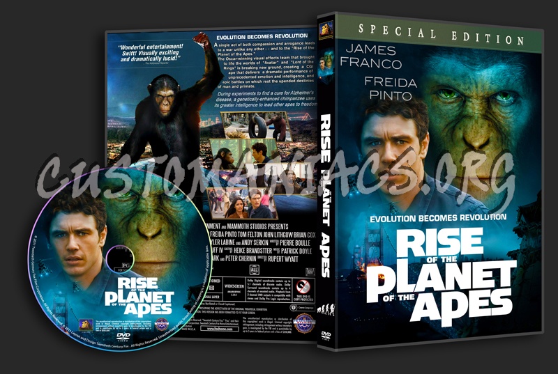 Rise of the Planet of the Apes dvd cover - DVD Covers & Labels by ...