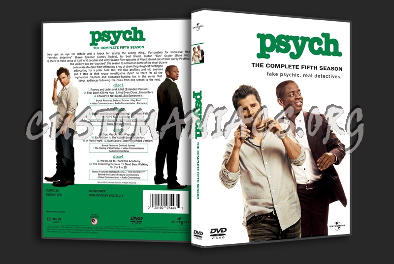 Psych Season 5 dvd cover