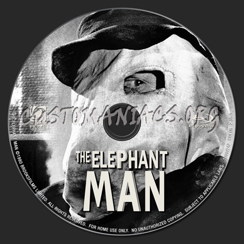 The Elephant Man blu-ray label