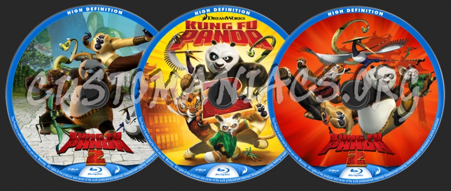 Kung Fu Panda 2 blu-ray label