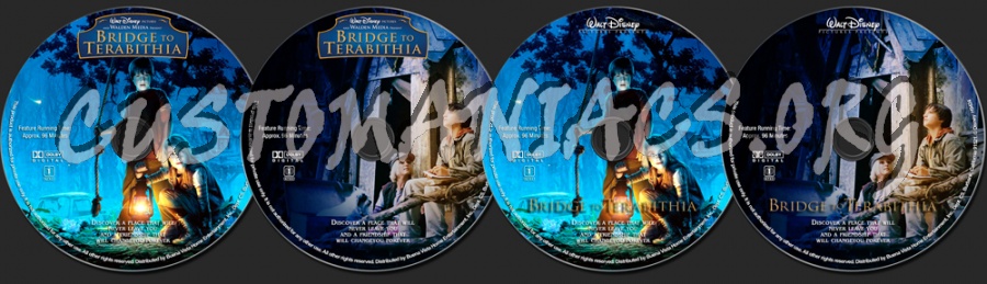 Bridge to Terabithia dvd label