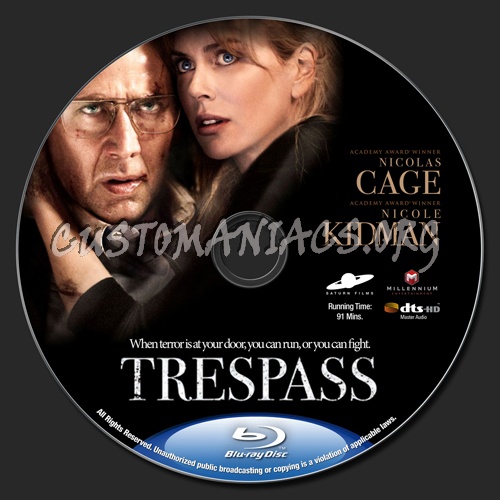 Trespass blu-ray label