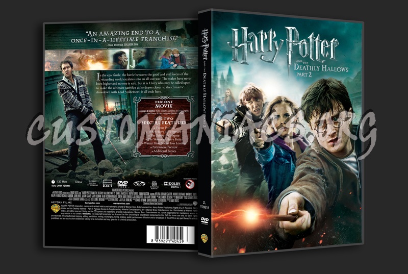 Harry Potter and the Deathly Hallows Part 2 dvd cover