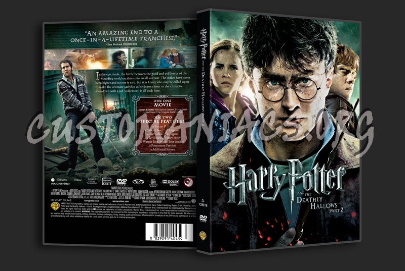 Harry Potter and the Deathly Hallows Part 2 dvd cover