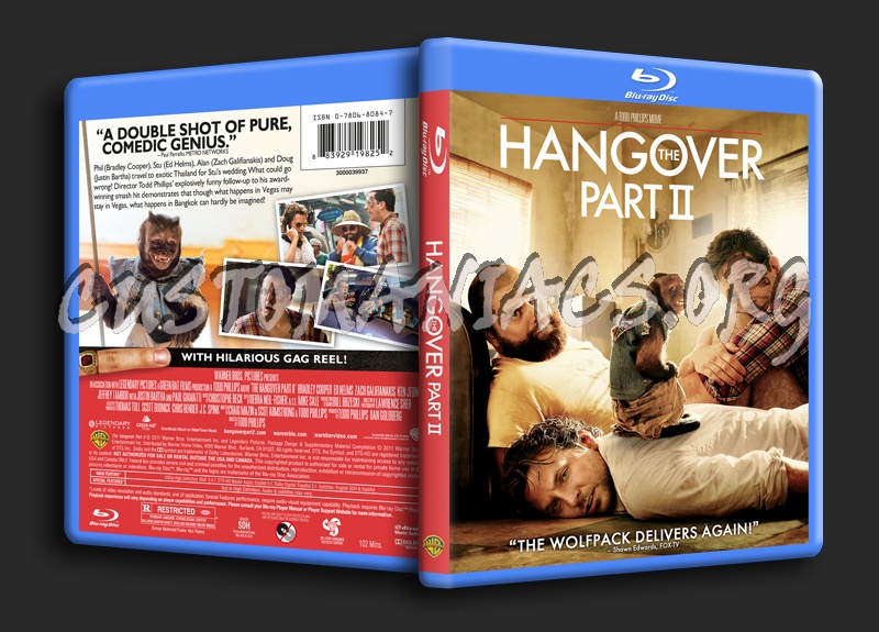 The Hangover Part II blu-ray cover