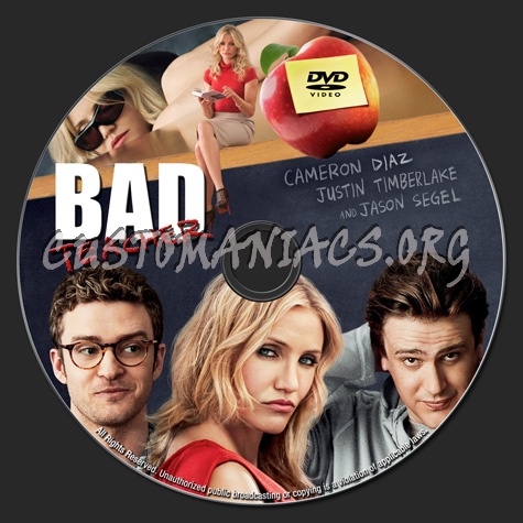 Bad Teacher dvd label