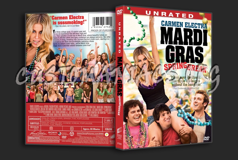 Mardi Gras Spring Break dvd cover