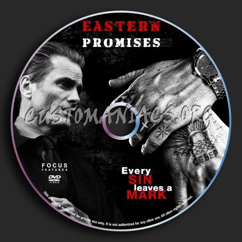 Eastern Promises dvd label