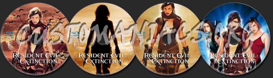 Resident Evil  Extinction blu-ray label