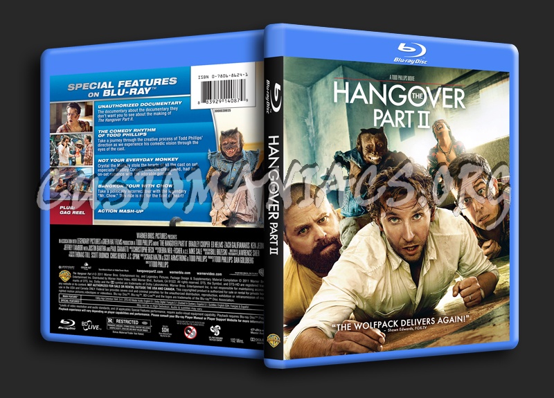 The Hangover Part II blu-ray cover