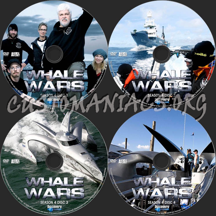 Whale Wars Season 4 dvd label