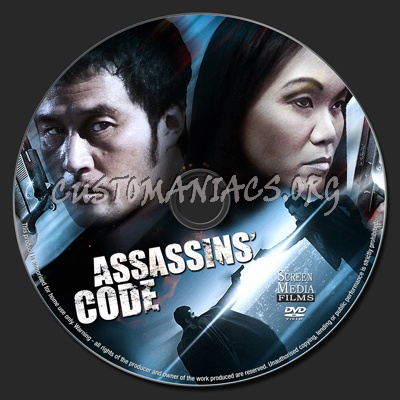 Assassins Code dvd label