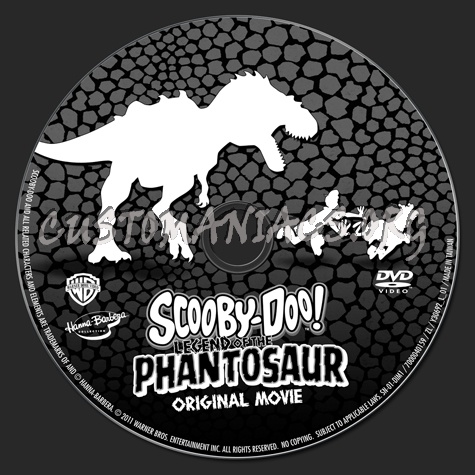 Scooby-Doo! Legend of the Phantosaur dvd label