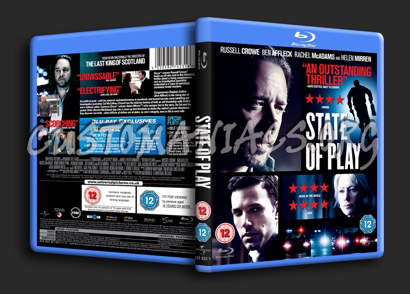 State of Play blu-ray cover - DVD Covers & Labels by Customaniacs, id ...