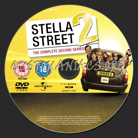 Stella Street Season 2 dvd label