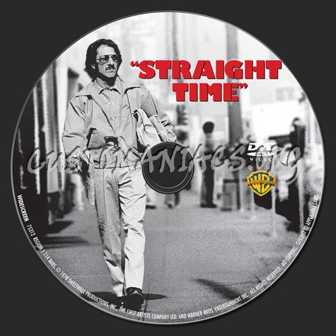 Straight Time dvd label