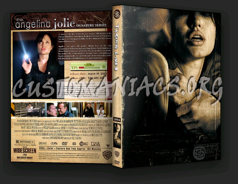 Taking Lives dvd cover