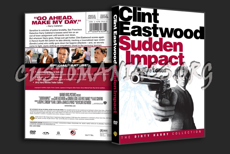 Sudden Impact dvd cover