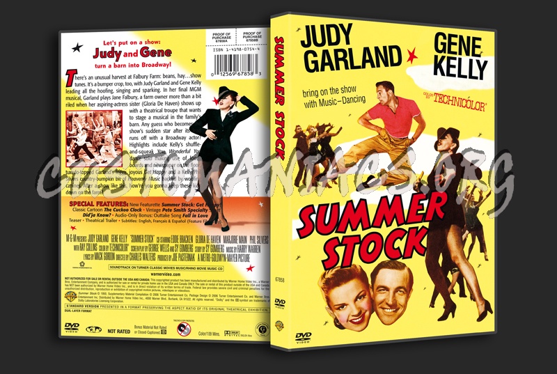 Summer Stock dvd cover