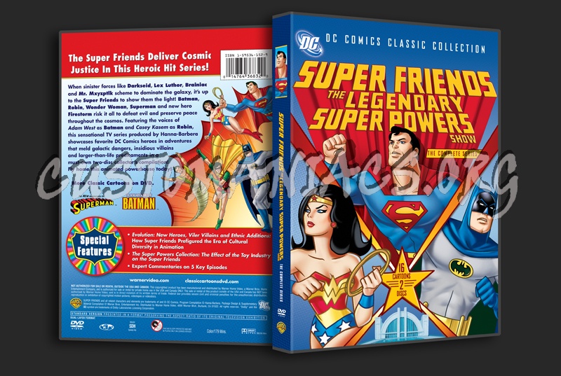 Super Friends The Legendary Super Powers Show dvd cover