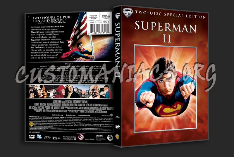 Superman 2 dvd cover