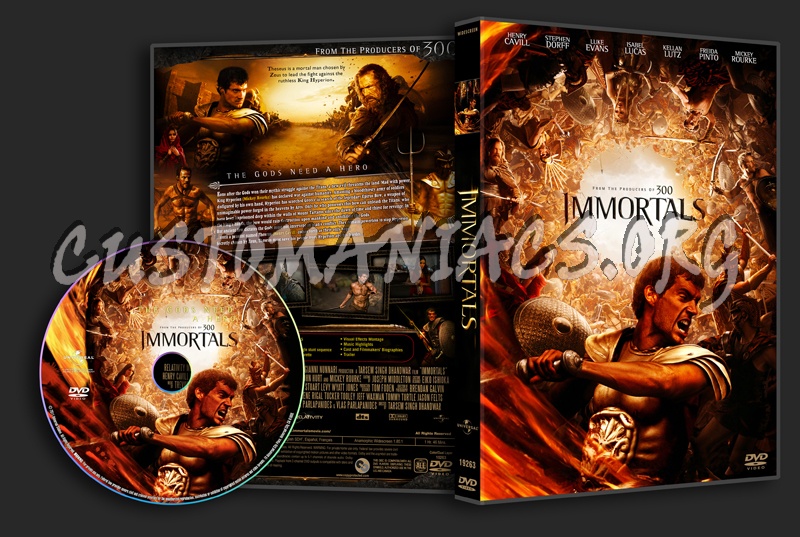 Immortals dvd cover